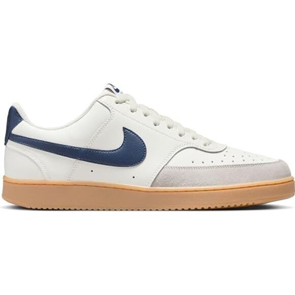 NWT Nike Men’s Court Vision Lo SC Shoes Sail Navy Gum Brown Size 11 main image 5